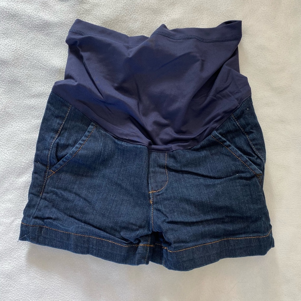 Pink Blush Maternity Shorts